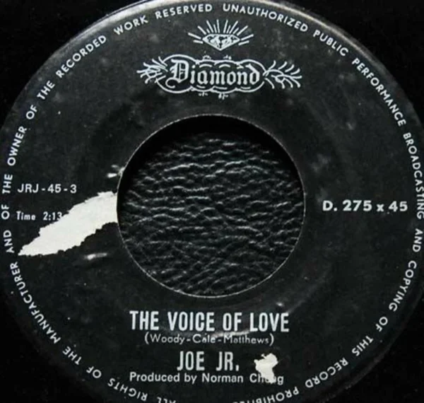 Joe JR Hong Kong 7 inches EP The Voice of Love