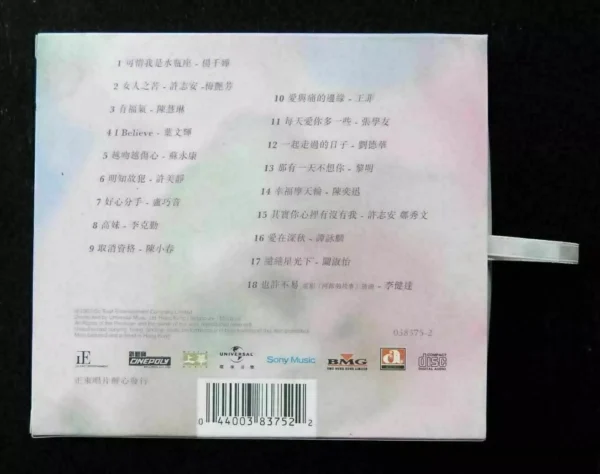 王菲 CD FAYE WONG ANITA MUI ANDY LAU SHIRLEY KWAN SAMMI CHENG