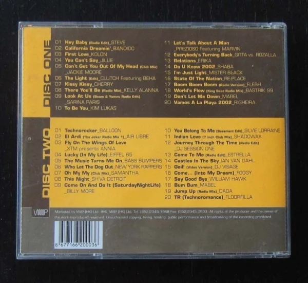 Best of 2002 2 CD Hey Baby California Dreamin First Love ~