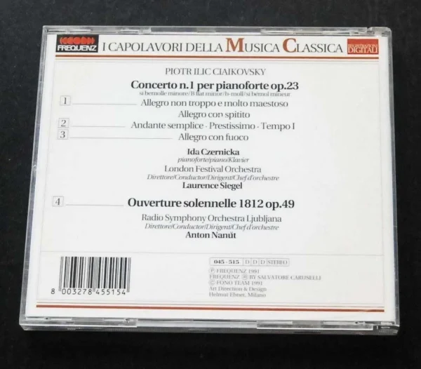 I Capolavori Della Musica Classica CD Ouverture Solennelle 1812 OP.49