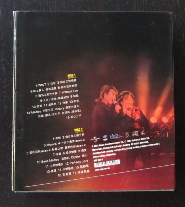 張崇德 Peter Cheung 張崇基 Andrew Cheung 2 VCDs ~