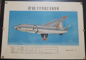 US Vought RF-8A Poster 1977 Press bsd22710