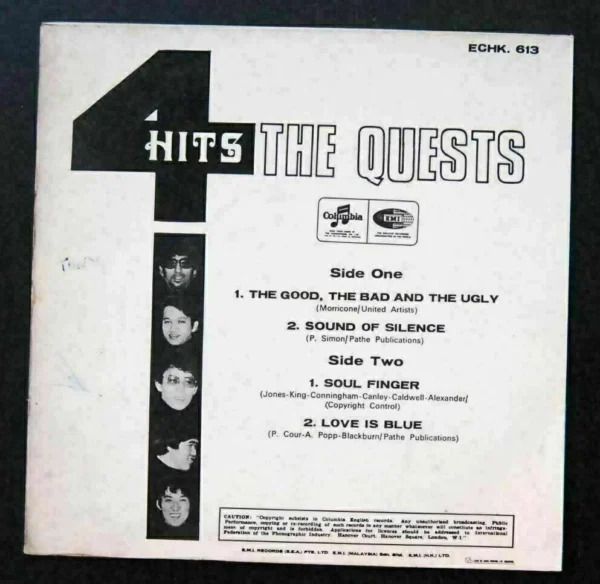 The Quest EP 7 inches Record Soul finger four his