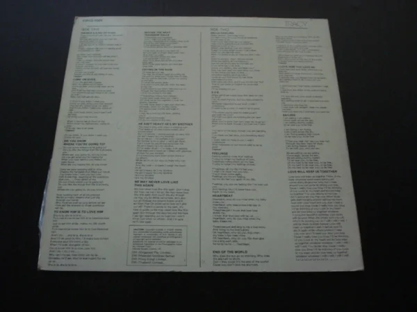East Asia Hong Kong Pop Song LP Tracy Huang feelings