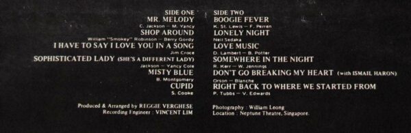 Anita LP Sophisticated Lady Mr. Melody